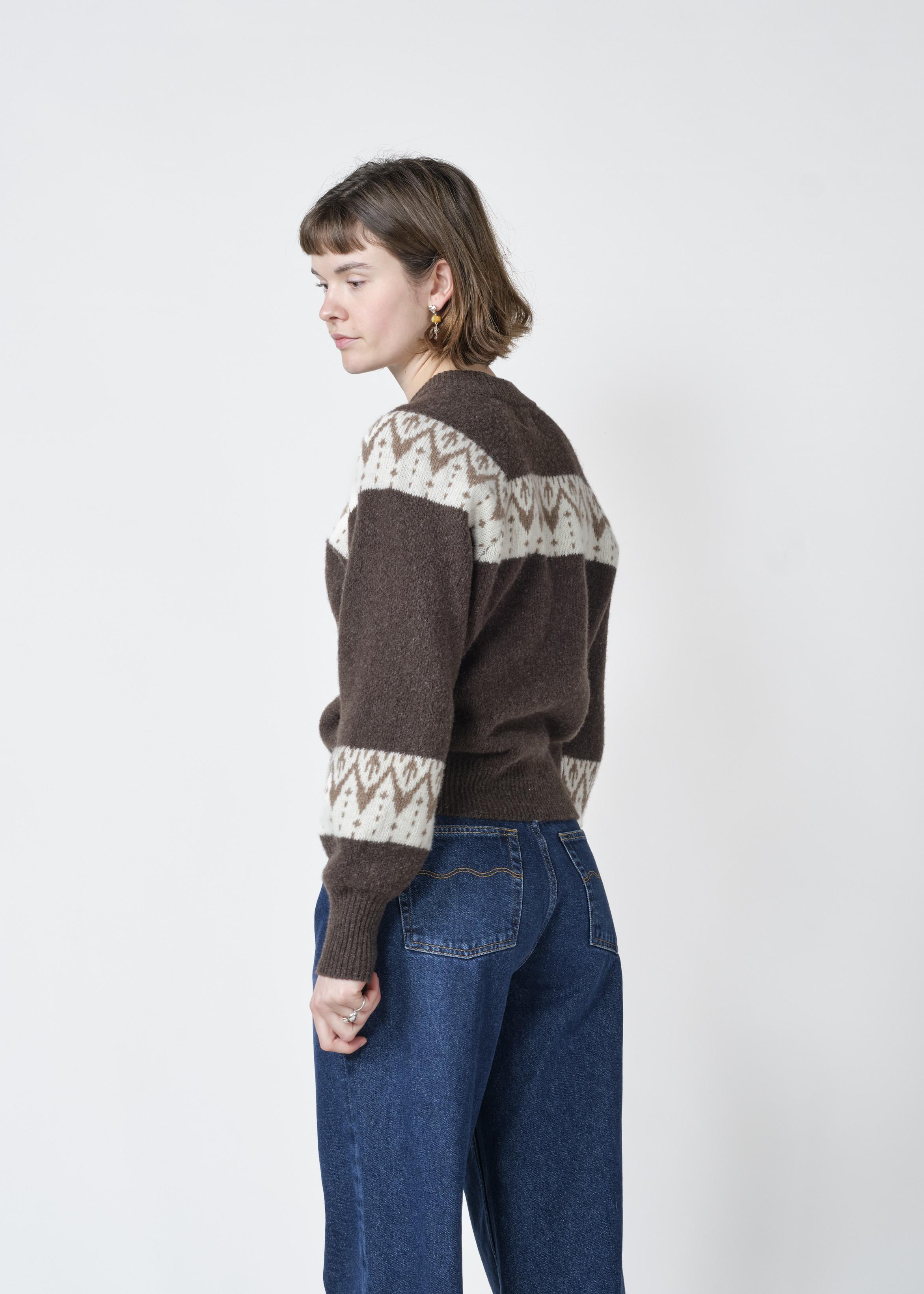 Klitmøller Miller Knit Taupe Damen Strickpullover Merino braun beige